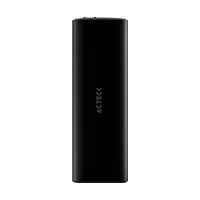 [AC-11880] CARCASA CASE ENCLOSURE ACTECK ARMOR PLUS HC650 / DISCO DURO SSD M.2 / M.2 M KEY PORT - NVME / COMPATIBLE USB 3.1 - PCI-E - UASP / 10 GBPS / LED AZUL / ALUMINIO / MAX 4 TB / NEGRO / AC-936460