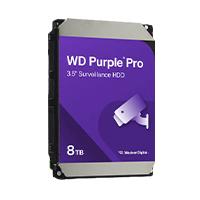 [HD-3157] DISCO DURO INTERNO WD PURPLE PRO 8TB 3.5 ESCRITORIO SATA3 6GB/S 256MB 7200RPM 24X7 IA DVR NVR 1-16 BAHIAS 1-64 CAMARAS WD8002PURP