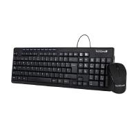 [KB-731] KIT TECLADO Y MOUSE -  TECHZONE - QWERTY - TZ19COMB01-LA - ALAMBRICO 1.4MTS -TECLAS 105 + 10 MULTIMEDIA - OPTICO 1200 DPIS - 3 BOTONES + SCROLL