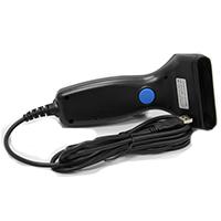 [LEC-12] LECTOR DE CODIGO DE BARRAS EC LINE EC-CD-8100, NEGRO, CCD, USB, 1D, 100 LECTURAS POR SEGUNDO, RESISTENTE A CAIDAS DE 1.5 MTS