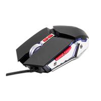 [MS-1417] MOUSE,MANHATTAN,179348, OPTICO GAMING 7 BOTONES, NEGRO/PLATA 3200 DPI