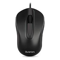 [MS-1434] MOUSE OPTICO QUARONI ALAMBRICO COLOR NEGRO 1200 DPI