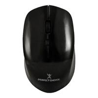 [MS-1529] MOUSE INALAMBRICO 1600 DPI OPTICO CONECTOR USB PERFECT CHOICE ROOT PRO - NEGRO