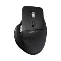 [MS-1539] MOUSE ACTECK VIRTUOS PRO MI780 / VERTICAL / INALAMBRICO / DUAL BLUETOOTH USB / RECARGABLE / SCROLL HORIZONTAL / OPTICO / 8 BOTONES / 3200 DPI AJUSTABLE / NEGRO / AC-936187