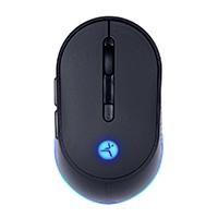 MOUSE - TECHZONE - TZACMOI24 - BATERIA RECARGABLE - BLUETOOTH 5.0 - ALCANCE 10MTRS - INALAMBRICO - OPTICO - 2.4GHZ - LUZ RGB CON 6 DIFERENTES EFECTOS - 1200/2400/3200 DPIS - 5 BOTONES + SCROLL