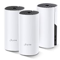 [NIC-3143] ROUTER DECO E4(3-PACK) | AC1200 | DUAL BAND |WIFI MESH | 2 PUERTOS WAN/LAN 10/100MBPS