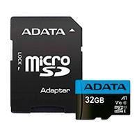 [RAM-3196] MEMORIA ADATA MICRO SDXC/SDHC 32GB UHS-I 100MB/25MB CLASE 10 V10 A1 C/ADAPTADOR AUSDH32GUICL10A1-RA1