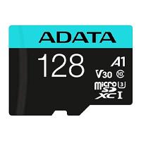 [RAM-3914] MEMORIA ADATA MICRO SDXC/SDHC 128GB UHS-I 100MB/85MB CLASE 10 V30 A2 C/ADAPTADOR AUSDX128GUI3V30SA2-RA1