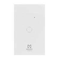 [SH-31] APAGADOR INTELIGENTE DE PARED MIRATI DE 1 APAGADOR TOUCH WIFI 2.4HZ BLUETOOTH // COMPATIBLE CON ANDROID E IOS // FUNCIONA CON ALEXA Y ASISTENTE DE GOOGLE