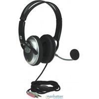 [SPK-412] AUDIFONO DIADEMA,MANHATTAN,17555, C/MICROFONO V3 MEDIANO
