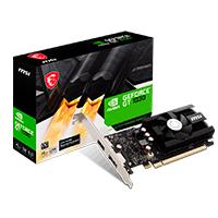 [VC-1138] TARJETA DE VIDEO MSI NVIDIA GT 1030 /X16 3.0/GDDR4/4 GB /1X DP 1.4/HDMI 2.0B/BAJO PERFIL /GAMA BASICA