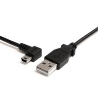[CB-2259] CABLE DE 91CM USB 2.0 ACODADO A LA IZQUIERDA MINI B - CABLE ADAPTADOR USB A A MINI B - CABLE CONVERTIDOR USB-A A MINI USB-B - STARTECH.COM MOD. USB2HABM3LA