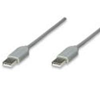 [CB-239] CABLE USB,MANHATTAN,317887, A-A 1.8M, GRIS
