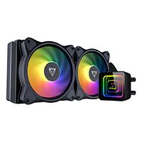 [CF-265] ENFRIAMIENTO LIQUIDO OCELOT GAMING OEL240 / 240MM / ARGB / 70 CFM / 1800 RPM / 32 DB / INTEL Y AMD / COLOR NEGRO