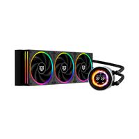 [CF-528] ENFRIAMIENTO LIQUIDO HYDROX EXPERT LEVEL HYX40 /  PANTALLA OLED 2.1 PULG FULL COLOR / SERIE DE 7 PINES / ARGB / 3 VENTILADORES / HIDRODINAMICO / SOFTWARE / 2400 RPM / INTEL - AMD / NEGRO / BR-941808