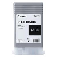 [CN-4238] TANQUE DE TINTA CANON PFI-030MBK NEGRO MATE, CAPACIDAD 55 ML, COMPATIBLE TA-20,TA-30