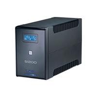 NO BREAK UPS VICA S1200 1200VA/600W 10 TOMAS NEMA5-15R (5/5) RJ11/45 PANTALLA LCD 3 AÑOS DE GARANTIA