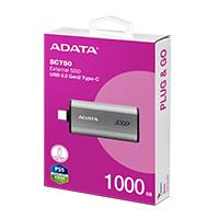[HD-3232] UNIDAD DE ESTADO SOLIDO EXTERNO 1TB ADATA SC750 PORTATIL USB TIPO C NEGRO WINDOWS MAC LINUX ANDROID PS4/5 XBOX SERIES X S (SC750-1000G-CCBK)