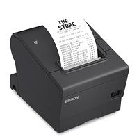 [PR-2527] MINIPRINTER EPSON TM-T88VII, TERMICA, 80 MM O 58 MM, SERIAL, USB, ETHERNET RECIBO /AUTOCORTADOR, NEGRA