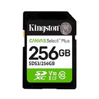 [RAM-4623] MEMORIA FLASH SD KINGSTON SDXC CANVAS SELECT 256GB 150MB/S C10 UHS-I U1 V10 (SDS3/256GB)