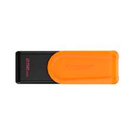 [RAM-4628] MEMORIA FLASH USB KINGSTON DATA TRAVELER EXODIA S 256GB GEN 1 3.2 TIPO A C/TAPA GIRATORIA NEGRO+NARANJA DTXS/256GB