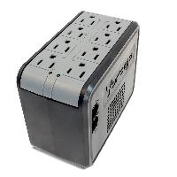 REGULADOR DE VOLTAJE 1000VA   / VORAGO / AVR-100  / 8 CONTACTOS / SUPRESOR DE PICOS  / 480 W