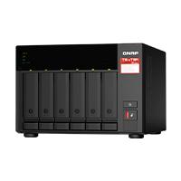 [SAM-726] NAS QNAP TS-673A-8G /6 BAHIAS /NCLEO CUADRUPLE 2.2GHZ/8GB DDR4 AMPLIABLES A 64 GB/LAN 2,5GBE X2/USB 3.2 X2/HOT SWAP/ SOPORTA M.2 2280/ NO INCLUYE DISCOS