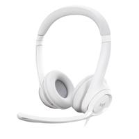 [SPK-2277] AUDIFONOS DIADEMA LOGITECH H390 SUPRESION DE RUIDO CONTROL DE VOLUMEN USB BLANCO