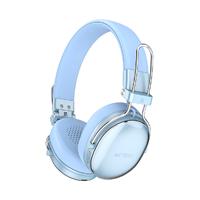 [SPK-2658] AUDIFONOS ACTECK LUXE CHIC HP710 / DIADEMA / INALAMBRICOS / BT 5.4 / MICROFONO OMNIDIRECCIONAL / 20 HZ A 20 KHZ / BATERIA 30 HRS / CANCELACION DE RUIDO HIBRIDO / AZUL / AC-940917