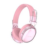 [SPK-2662] AUDIFONOS ACTECK LUXE CHIC HP710 / DIADEMA / INALAMBRICOS / BT 5.4 / MICROFONO OMNIDIRECCIONAL / 20 HZ A 20 KHZ / BATERIA 30 HRS / CANCELACION DE RUIDO HIBRIDO / ROSA / AC-940900