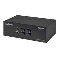 [AC-9920] MUX KVM,MANHATTAN,153539, HMDI DOBLE MONITOR 4:1, 4K@30MHZ USB2.0 USB 2.0