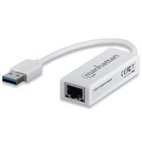 [AD-300] ADAPTADOR,MANHATTAN,506847, USB V3.0 A RED GB MH