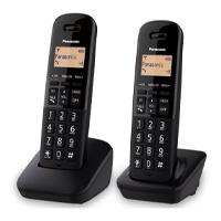 [TEL-282] TELEFONO PANASONIC KX-TGB312MEB / TELEFONO DECT 6.0, BLOQUEO DE LLAMADAS, 2 AURICULARES INALAMBRICOS, 18HRS DE BATERIA, NEGRO