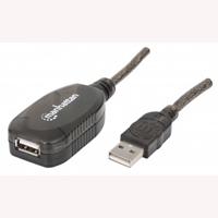 [CB-1019] CABLE USB,MANHATTAN,150958, V2.0 EXT. ACTIVA 20.0M NEGRO