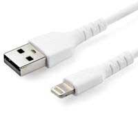 [CB-1850] CABLE DE CARGA DE 1M USB A LIGHTNING - CABLE LIGHTNING CERTIFICADO MFI APPLE - CABLE LIGHTNING DE SERVICIO PESADO - BLANCO - STARTECH.COM MOD. RUSBLTMM1M