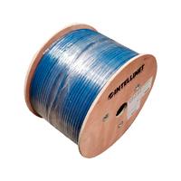 [CB-2019] BOBINA,INTELLINET,705042, CAT 6A SFTP 305M SOLIDA AZUL, 100% COBRE