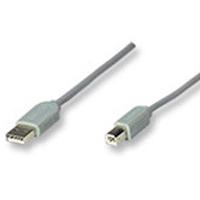[CB-204] CABLE USB,MANHATTAN,341028, A-B 4.5M, GRIS