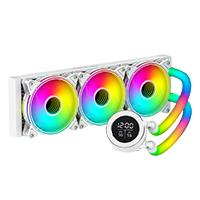 [CF-478] ENFRIAMIENTO LIQUIDO OCELOT GAMING POLAR WAVE 360 WHITE / 360MM / ARGB / 70 CFM / 1800 RPM / 32 DB / INTEL Y AMD / COLOR BLANCO