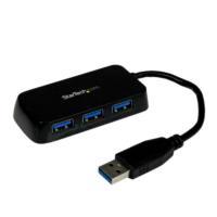 [AC-8596] HUB USB 3.0 DE 4 PUERTOS - ADAPTADOR CONCENTRADOR HUB USB 3.0 SUPER SPEED 4 PUERTOS SALIDAS PORTATIL PARA LAPTOP COMPUTADORA - NEGRO - STARTECH.COM MOD. ST4300MINU3B