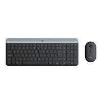 [KB-759] TECLADO Y MOUSE LOGITECH MK470 SLIM INALAMBRICO RECEPTOR USB (ESPAÑOL) NEGRO