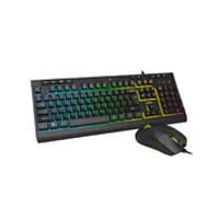 [KB-987] KIT ACTECK CREATOR AUREAN PRO MK477G / TECLADO Y MOUSE / ALAMBRICO / ILUMINACION LED / 105 TECLAS / ANTI-GOSTING / MULTIMEDIA / OPTICO / 8000 DPI AJUSTABLE / 7 BOTONES / NEGRO / AC-936750