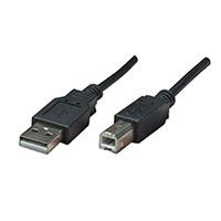 [CB-420] CABLE USB,MANHATTAN,374507, V2.0 A-B  0.5M, NEGRO